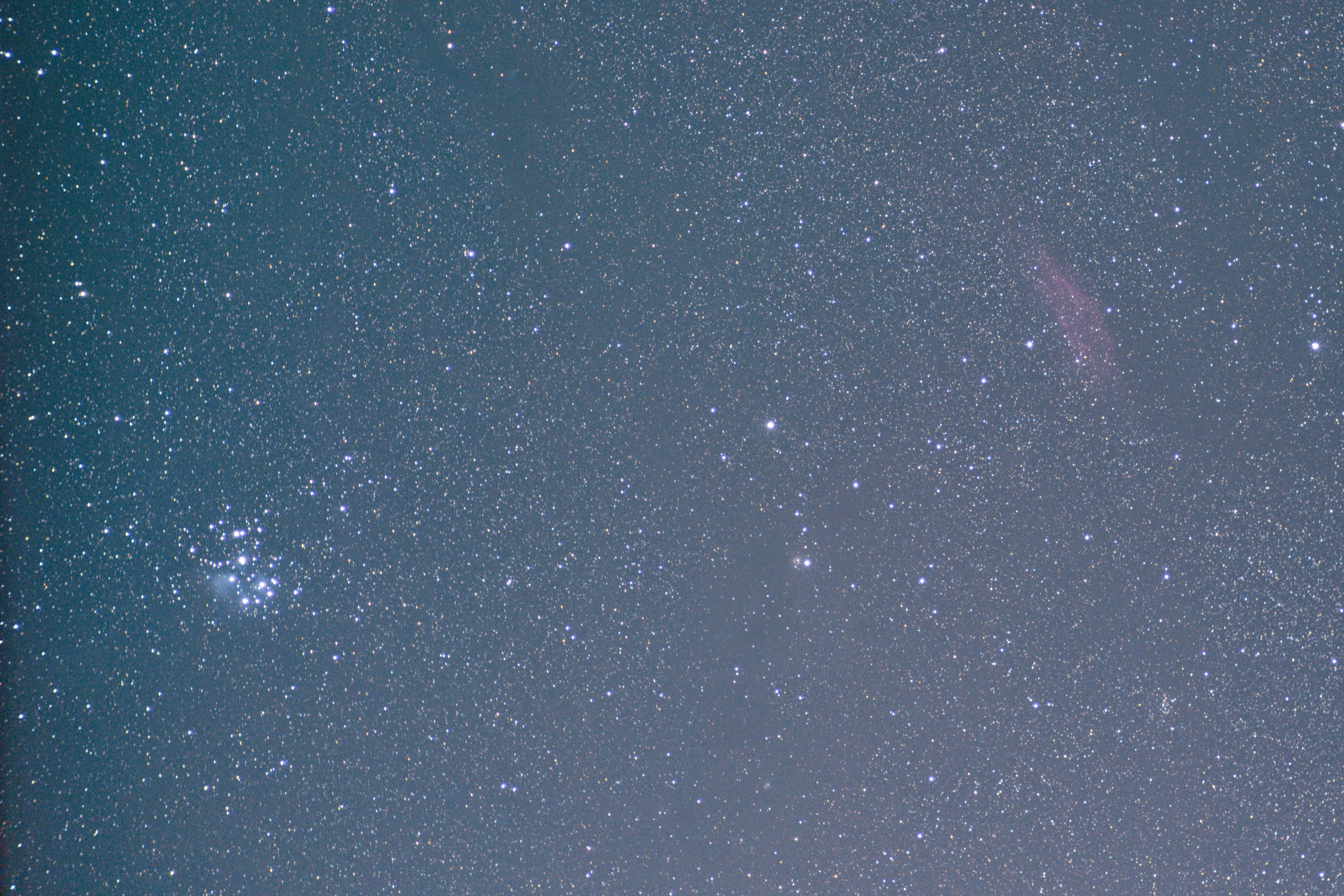 加州星云和昴星团
